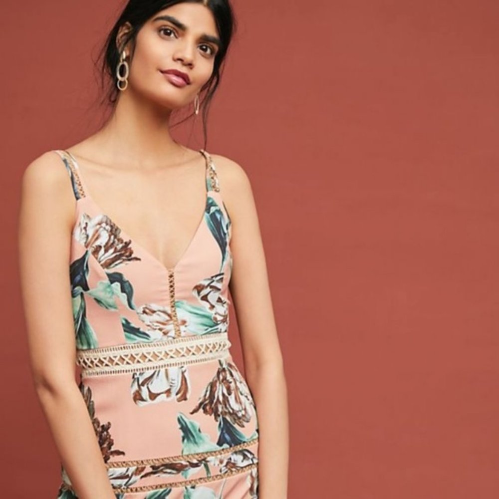 PatBO Laced Column Dress